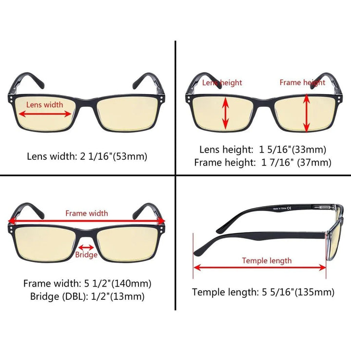 Classic Blue Light Blocking Reading Glasses TM802