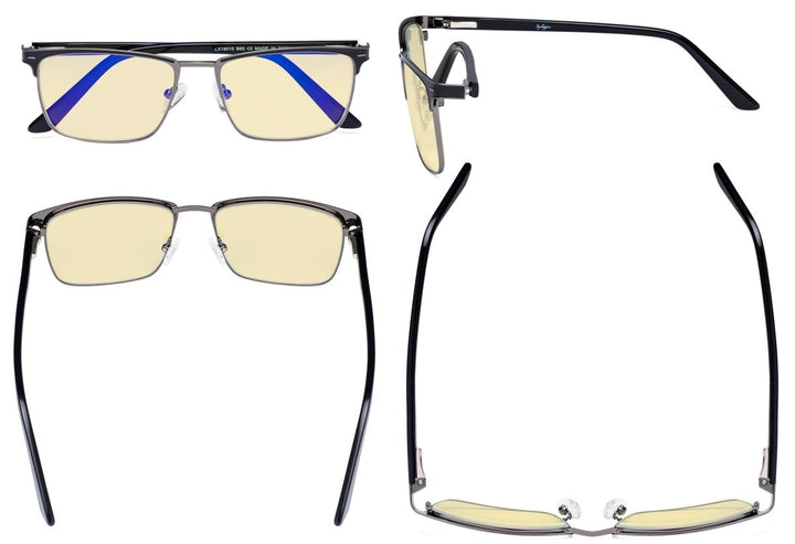 Classic Design Blue Light Blocking Eyeglasses LX19010-BB60