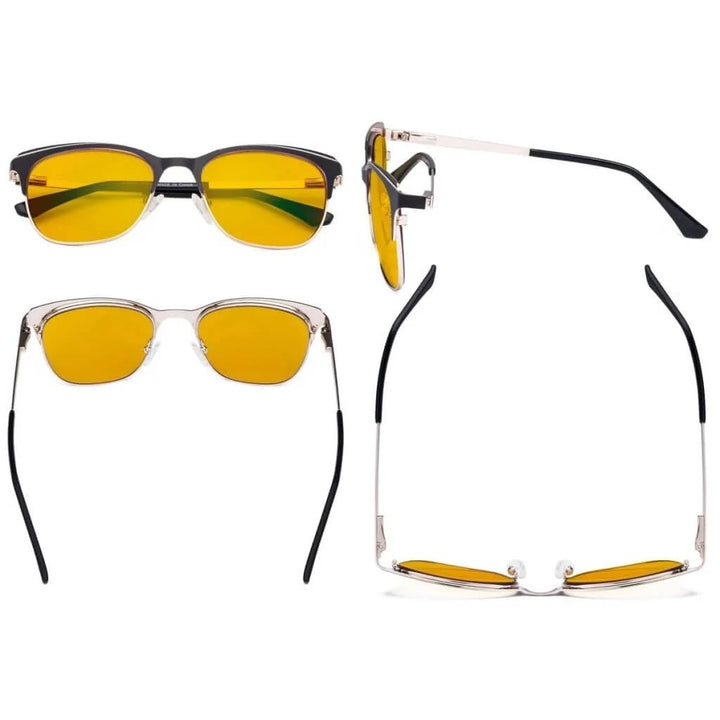 Full-rim Blue Light Blocking Eyeglasses LX19041-BB90