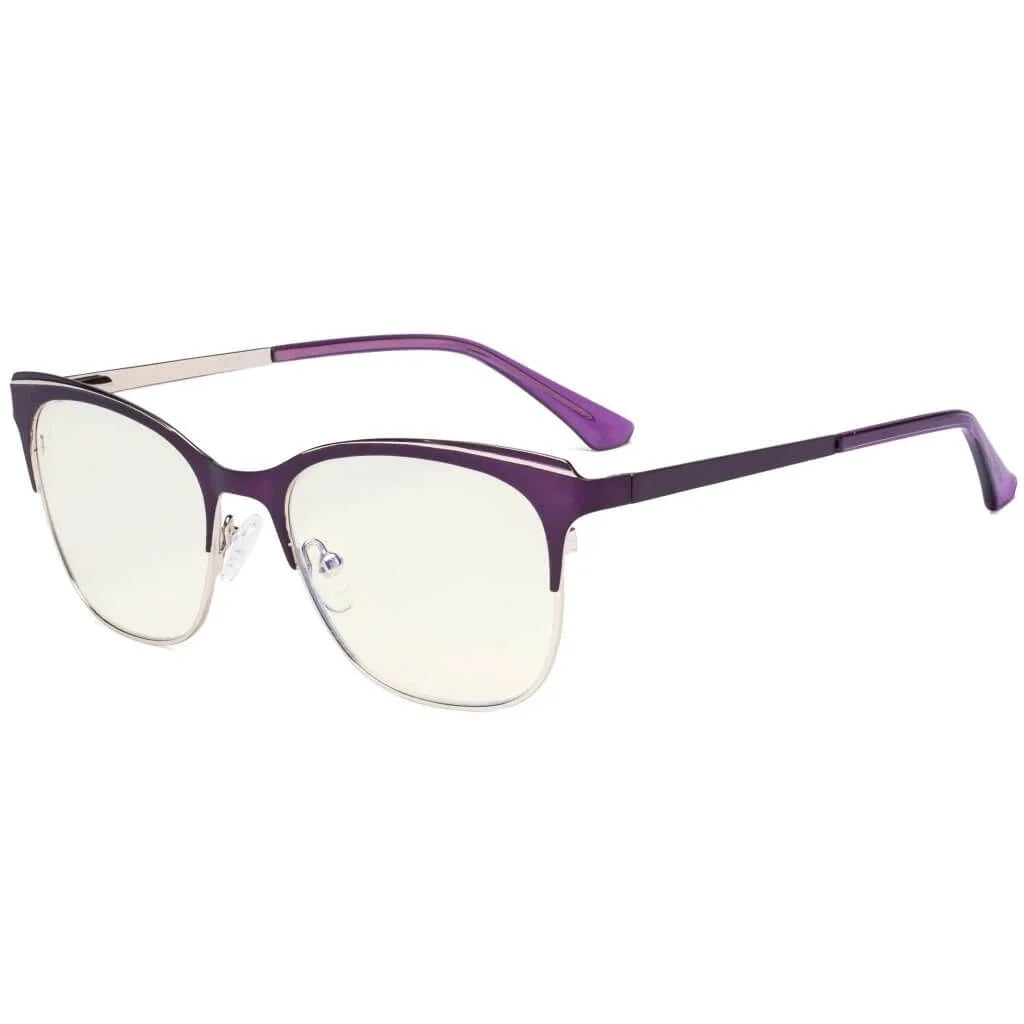 Classic Full-Rim Blue Light Filter Eyeglasses LX19041-BB40