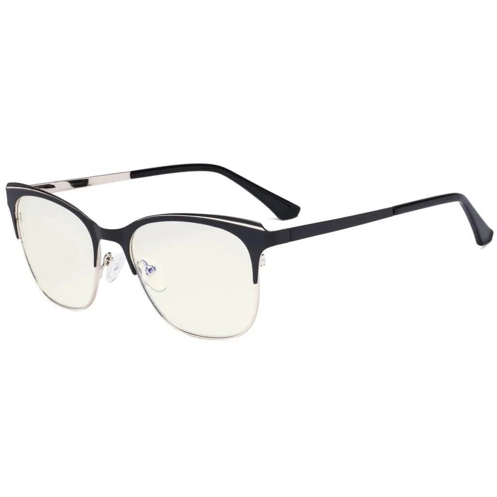 Classic Full-Rim Blue Light Filter Eyeglasses LX19041-BB40