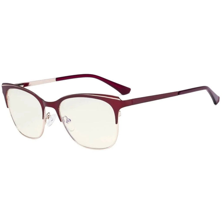 Classic Full-Rim Blue Light Filter Eyeglasses LX19041-BB40
