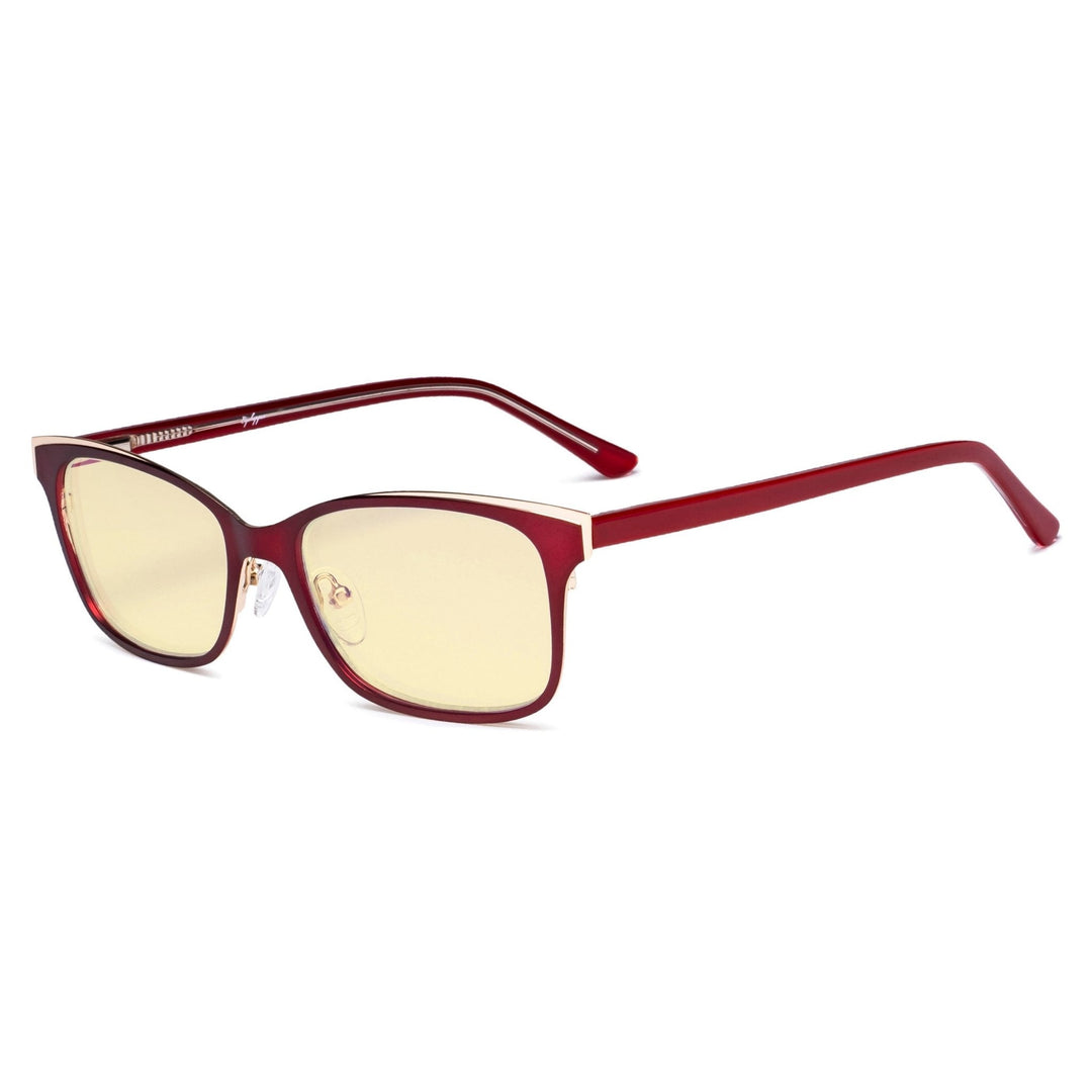 Metal Frame Blue Light Blocking Eyeglasses LX19006-BB60