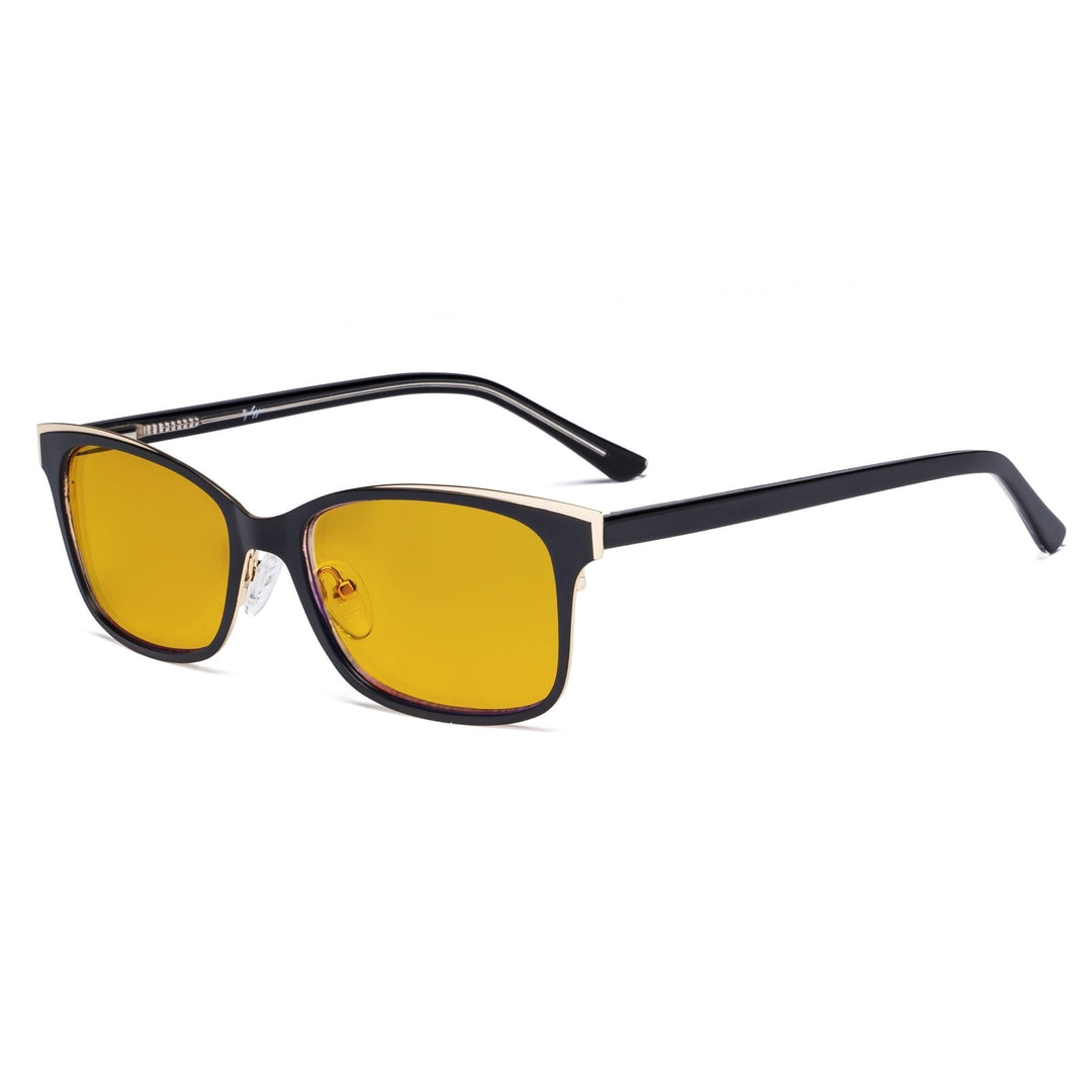 Metal Frame Blue Light Blocking Eyeglasses LX19006-BB90
