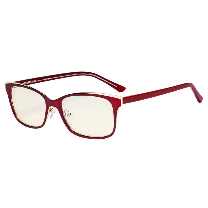 Metal Frame Blue Light Filter Eyeglasses LX19006-BB40