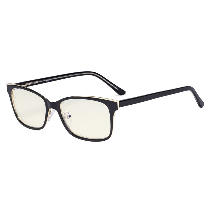 Metal Frame Blue Light Filter Eyeglasses LX19006-BB40