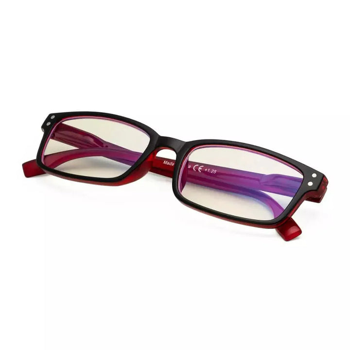 Classic Rectangle Blue Light Filter Reading Glasses 1-CG097