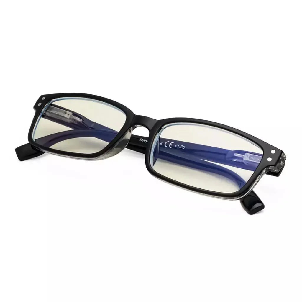 Classic Rectangle Blue Light Filter Reading Glasses 1-CG097