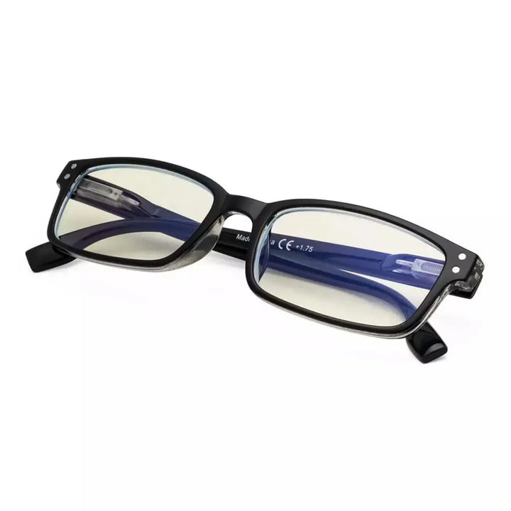 Classic Rectangle Blue Light Filter Reading Glasses 1-CG097