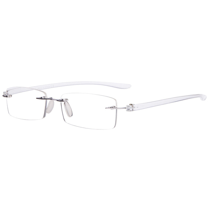 Classic Rectangle Rimless Reading Glasses R14001