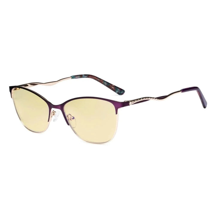 Crystal Blue Light Blocking Eyeglasses LX19014-BB60