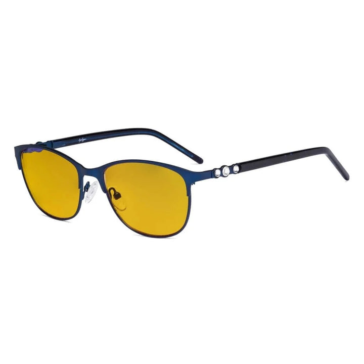 Crystal Blue Light Blocking Eyeglasses LX19020-BB90