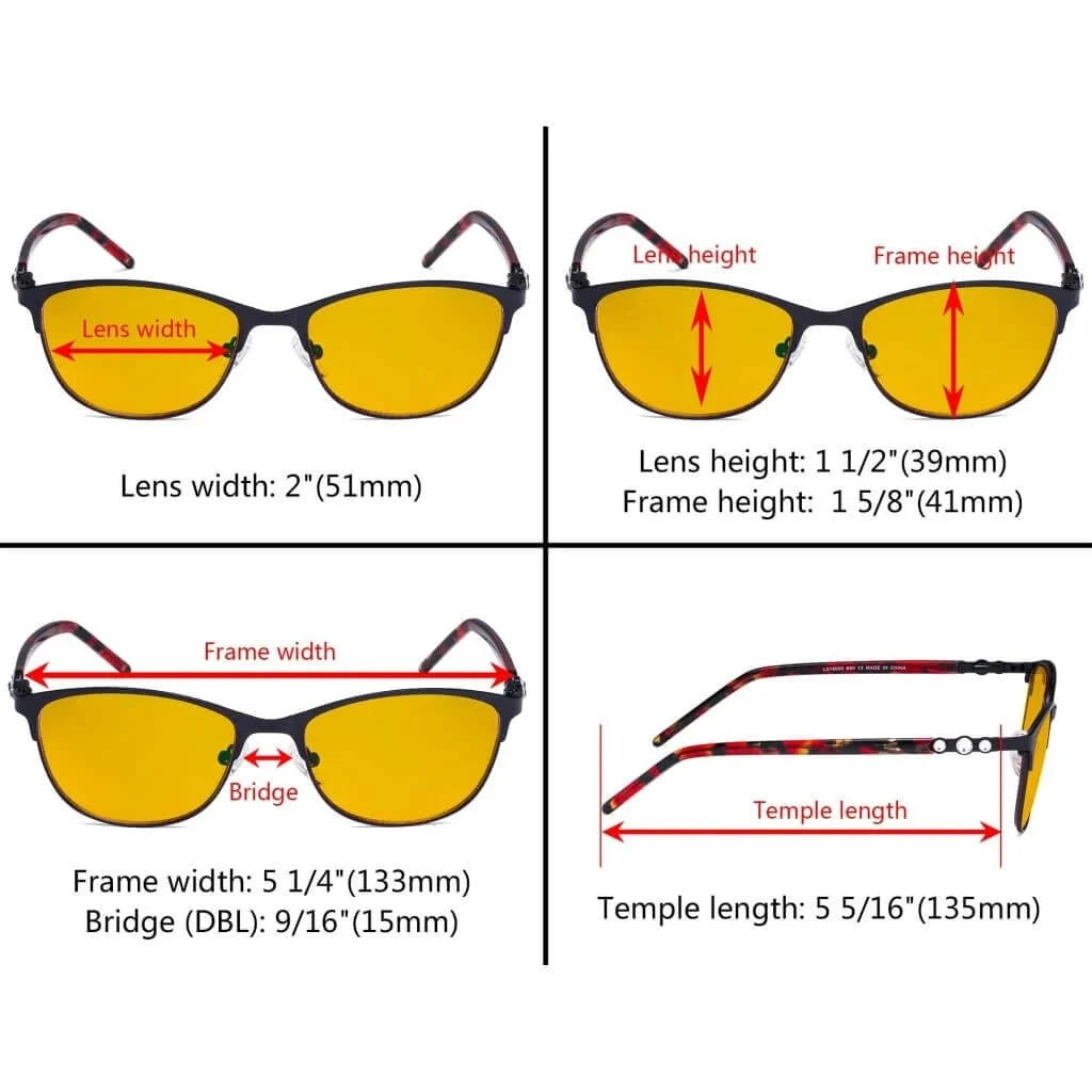 Crystal Blue Light Blocking Eyeglasses LX19020-BB90