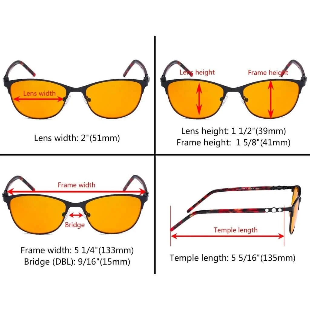 Crystal Blue Light Blocking Eyeglasses LX19020-BB98