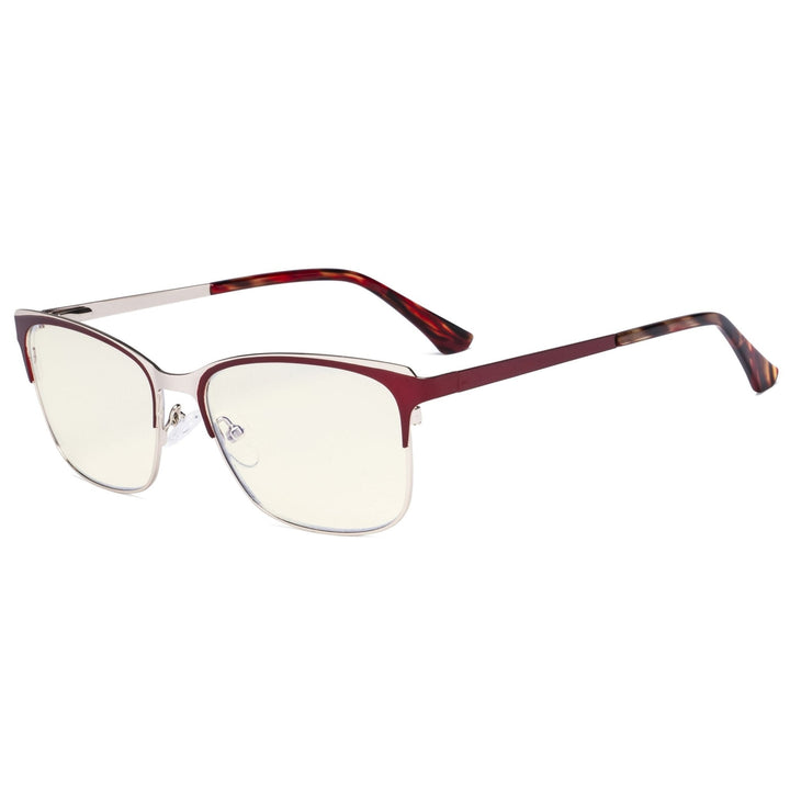 Rectangle Blue Light Filter Eyeglasses LX19039-BB40