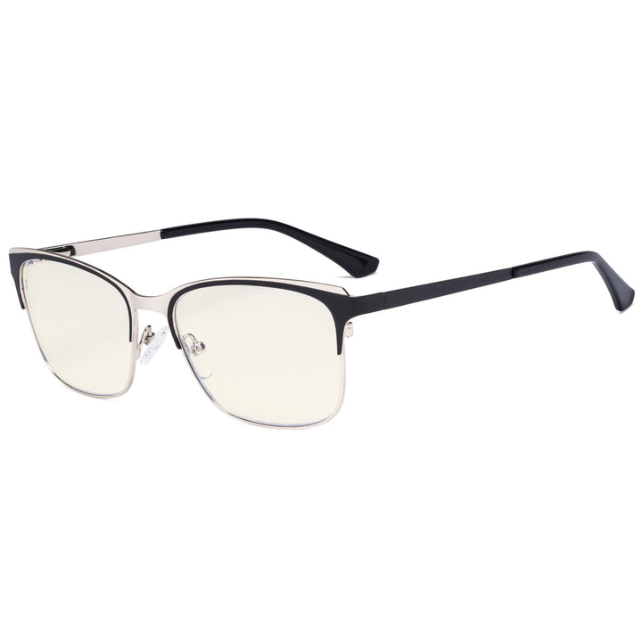 Rectangle Blue Light Filter Eyeglasses LX19039-BB40