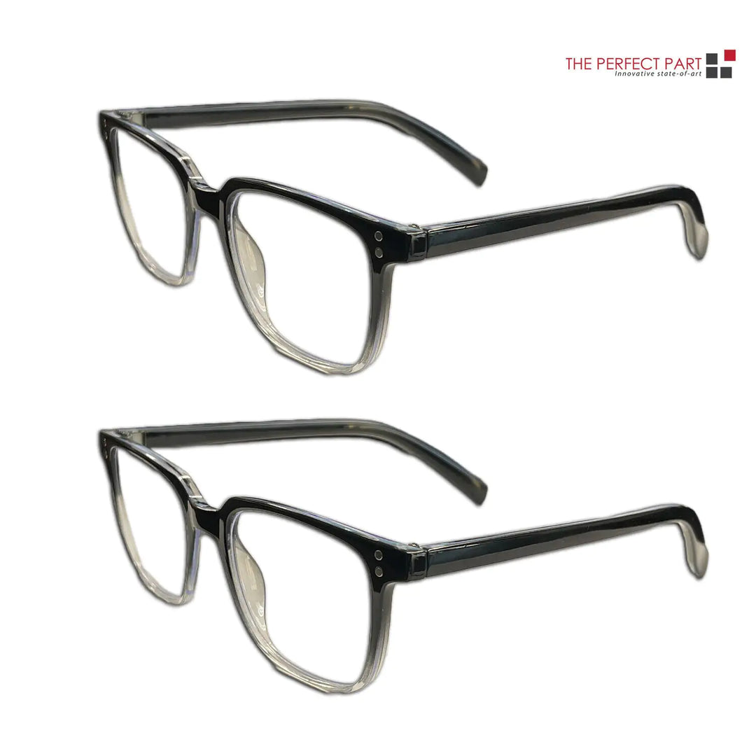 2 PK Unisex Blue Light Blocking Reading Computer Glasses