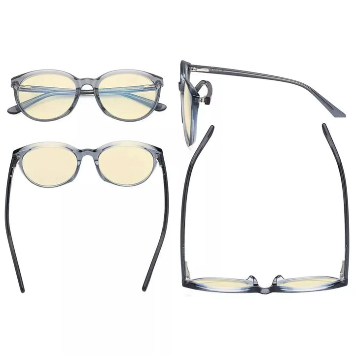 Oval Blue Light Blocking Eyeglassess BC1904-BB60