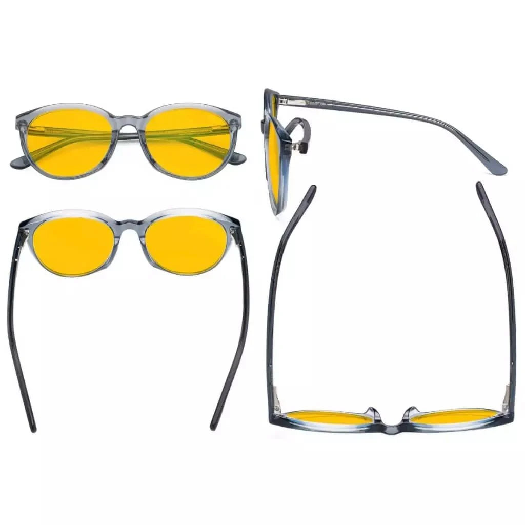 Oval Blue Light Blocking Eyeglassess BC1904-BB90