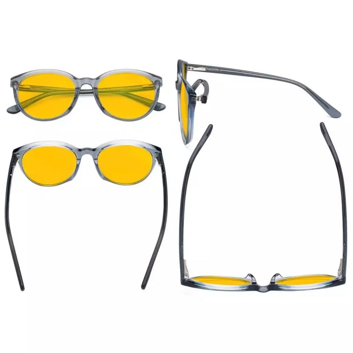 Oval Blue Light Blocking Eyeglassess BC1904-BB90