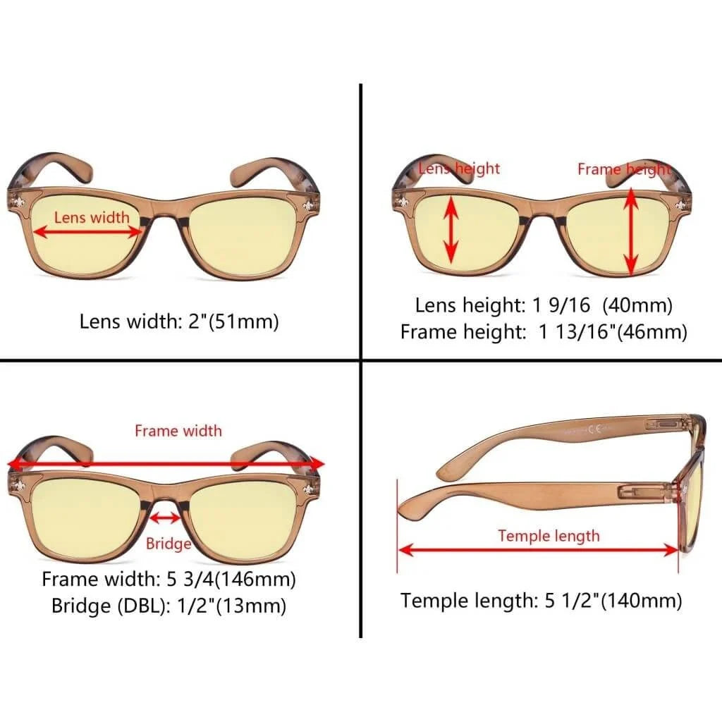 Square Blue Light Blocking Eyeglasses TMS027