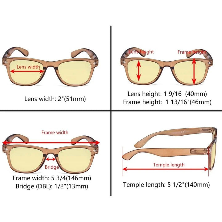 Square Blue Light Blocking Eyeglasses TMS027