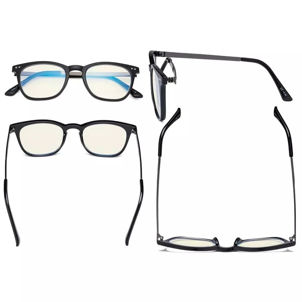 Square Blue Light Filter Reading Glasses UVRJ003