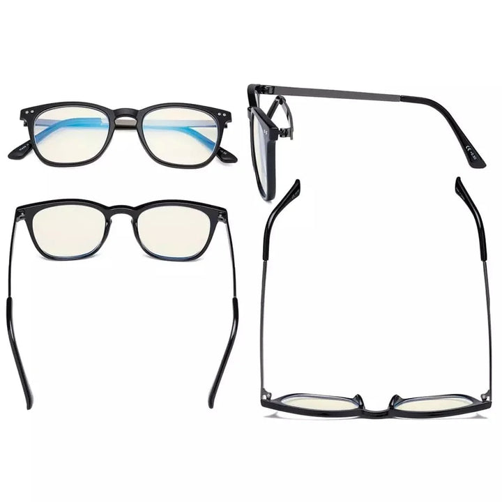Square Blue Light Filter Reading Glasses UVRJ003