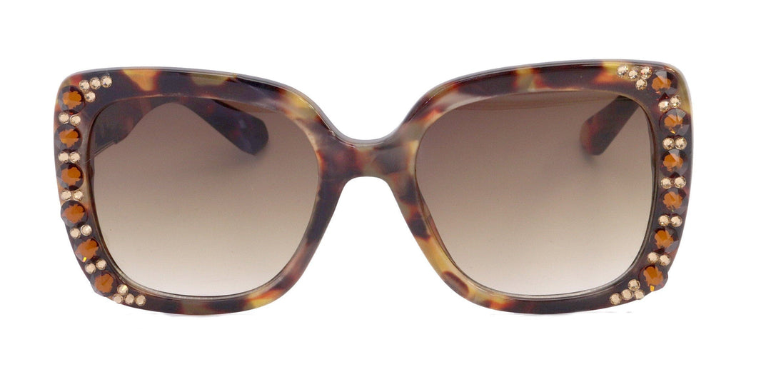 Emory Bling Women's Sunglasses w/ Genuine European Crystals