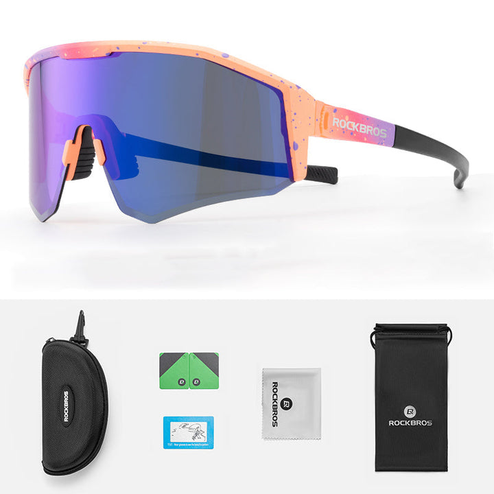 ROCKBROS Sports Polarized Sunglasses for Men Women UV400 Protection Sunglasses for Cycling Running Biking