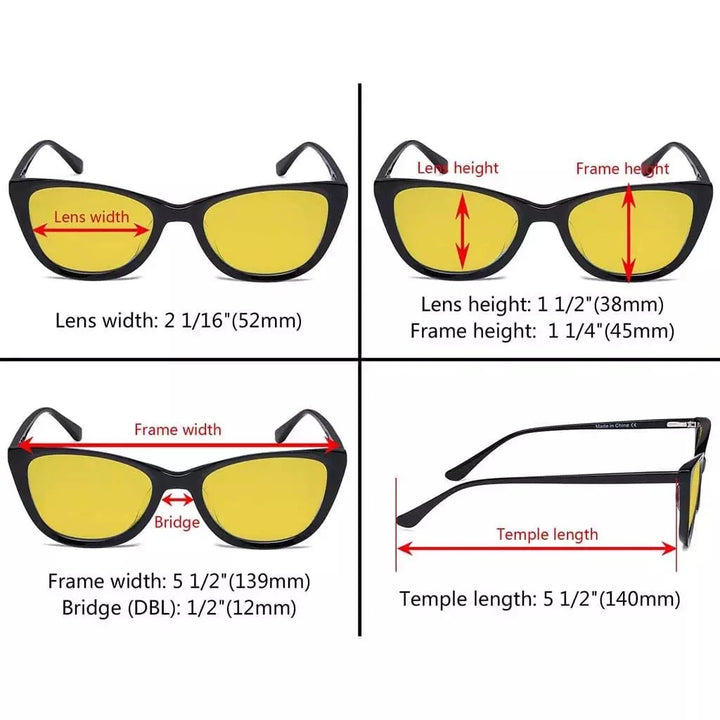 Fashion Cat-eye Blue Light Blocking Eyeglasses BC1902-BB90