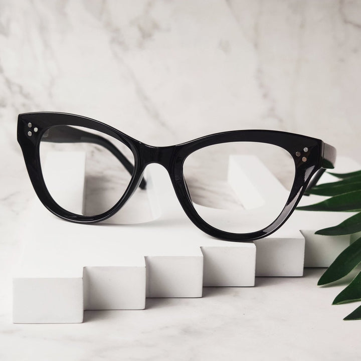Fashion Cat-eye Reading Glasses Thicker Frame Readers R9108