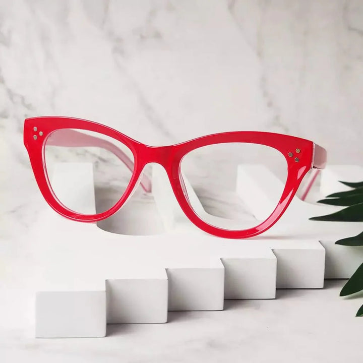 Fashion Cat-eye Reading Glasses Thicker Frame Readers R9108