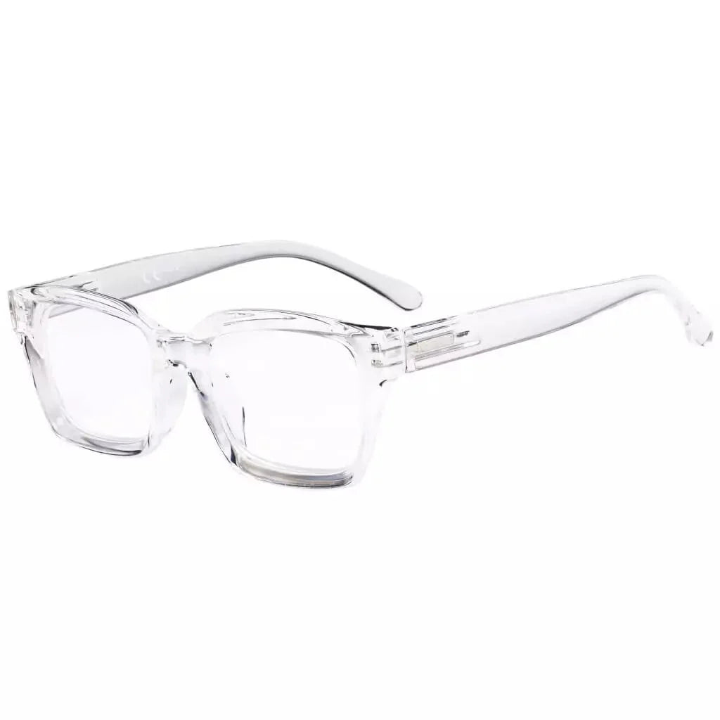 Fashionable Thicker Frame Reading Glasses Square Design R9106-A