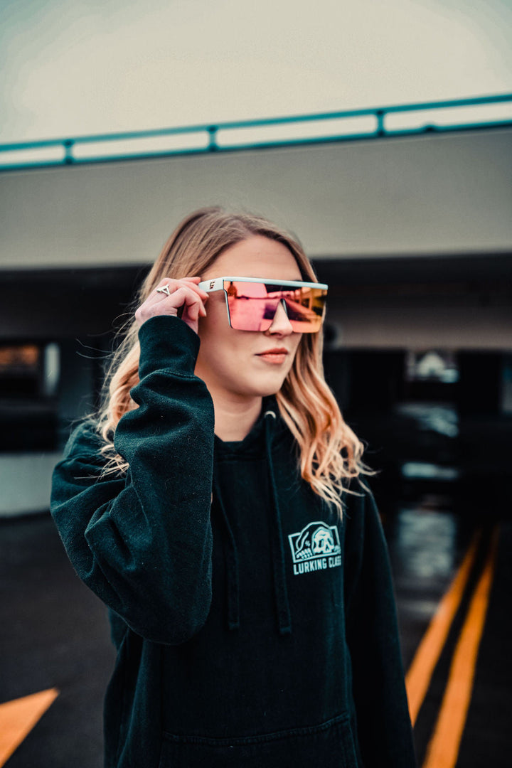 Afterhour White Frame/Champagne Lens