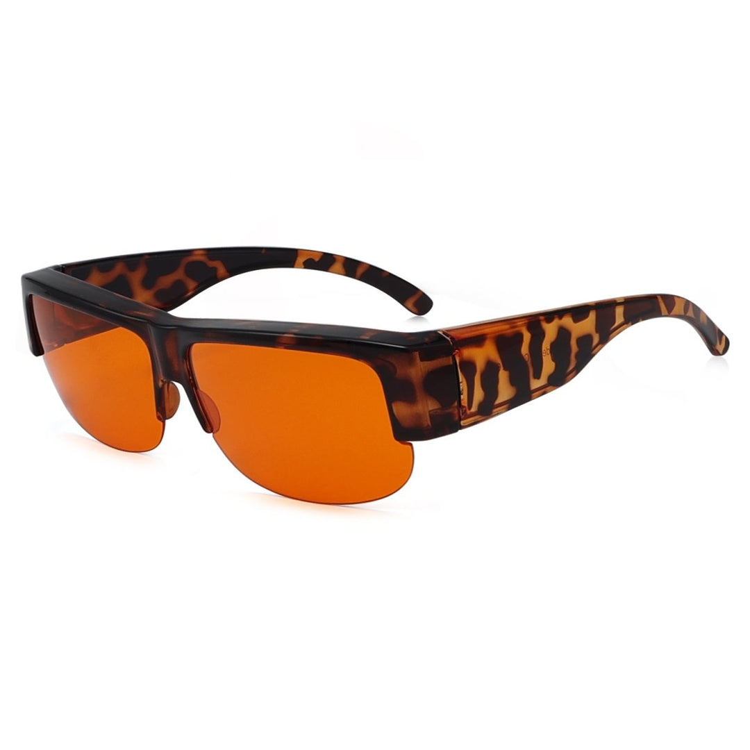 Fitover Glasses Blue Light Blocking Half-rim Computer Eyeglasses DSXM1803-A