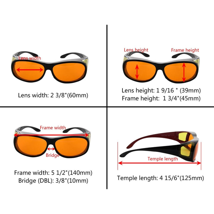 Fitover Blue Blocking Computer Eyeglasses DSXM1804