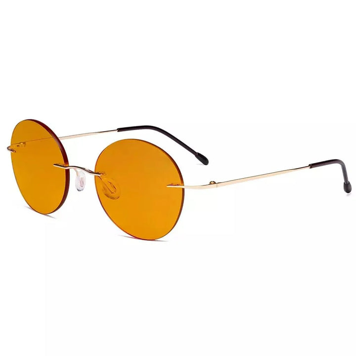 Frameless Titanium Blue Light Blocking Reading Glasses DSWK9910