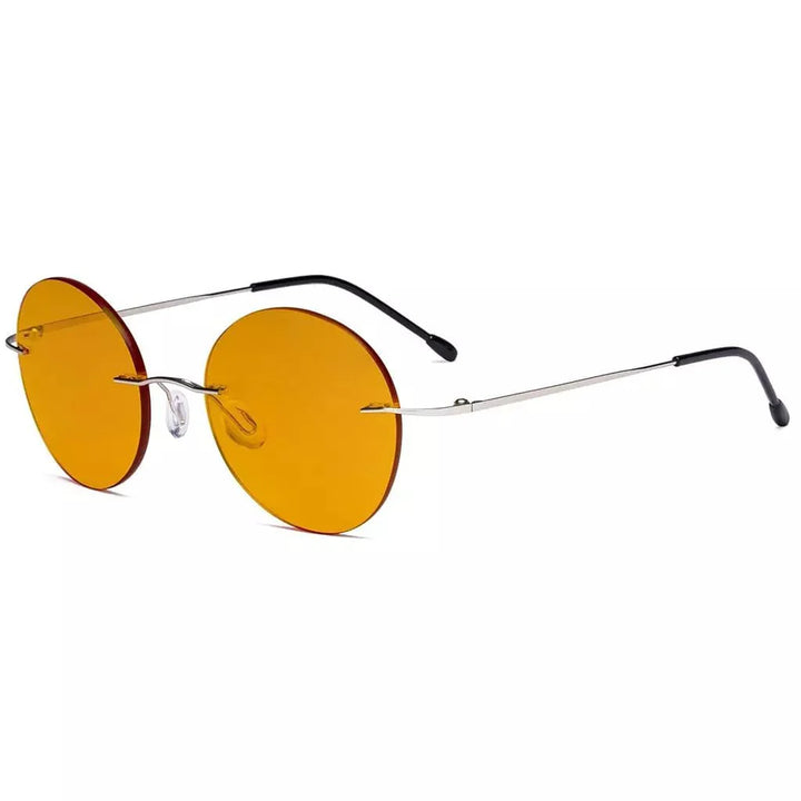 Frameless Titanium Blue Light Blocking Reading Glasses DSWK9910