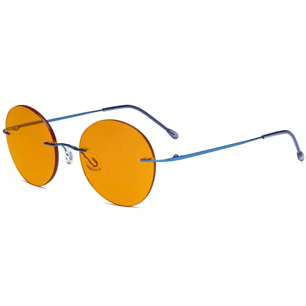 Frameless Titanium Blue Light Blocking Reading Glasses DSWK9910