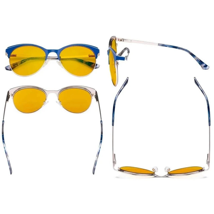 Full-rim Blue Light Blocking Eyeglasses LX19042-BB90