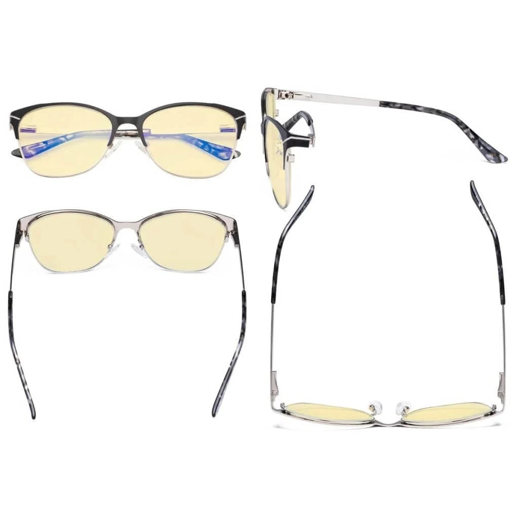 Full-rim Blue Light Blocking Eyeglasses LX19043-BB60
