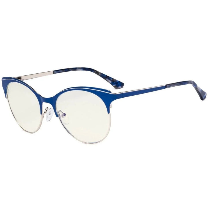 Full-rim Blue Light Filter Eyeglasses LX19042-BB40
