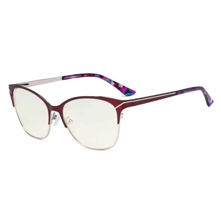 Full-rim Blue Light Filter Eyeglasses LX19043-BB40