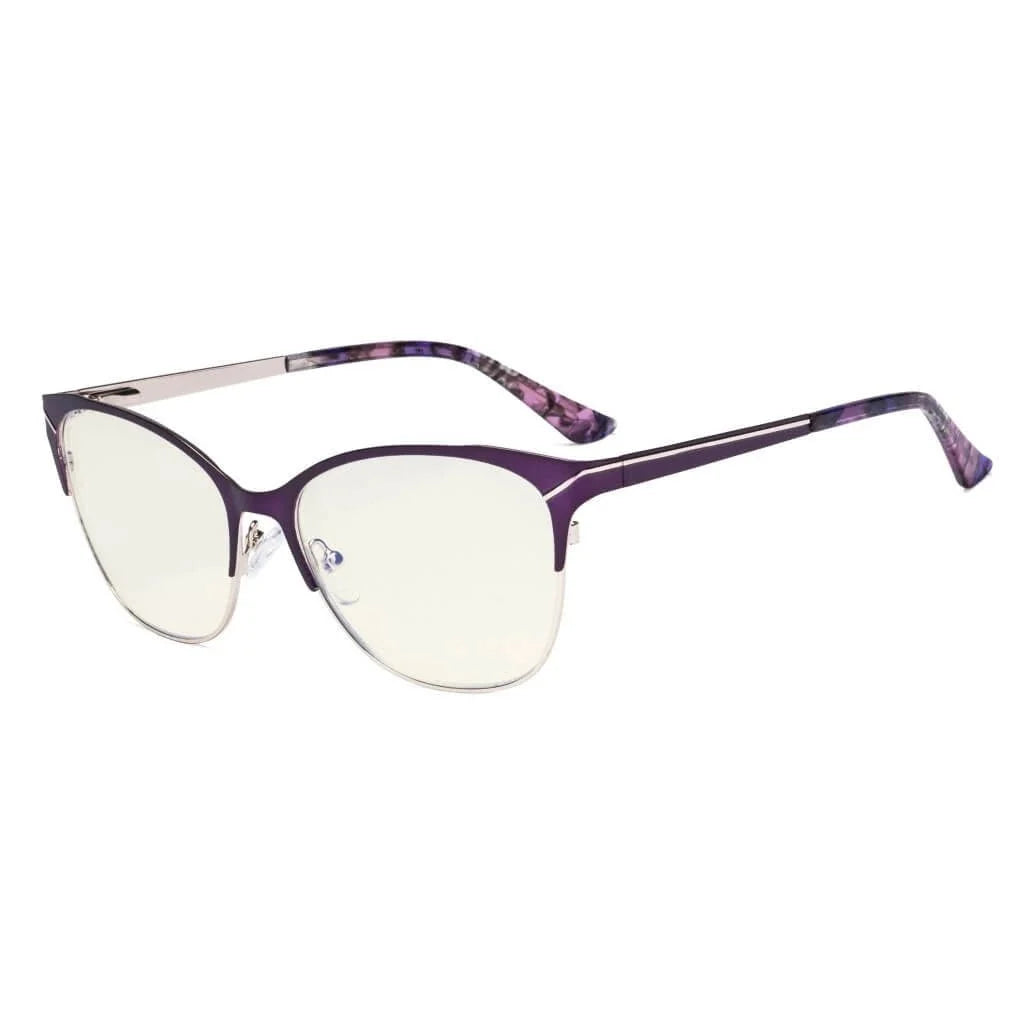 Full-rim Blue Light Filter Eyeglasses LX19043-BB40