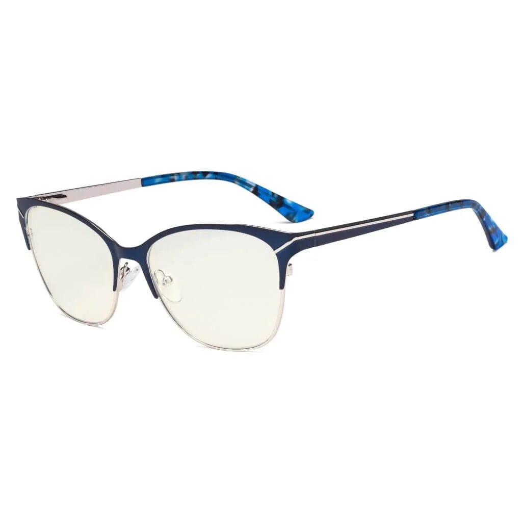 Full-rim Blue Light Filter Eyeglasses LX19043-BB40