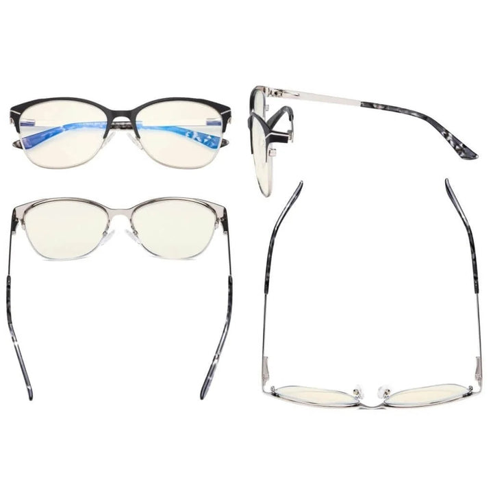 Full-rim Blue Light Filter Eyeglasses LX19043-BB40