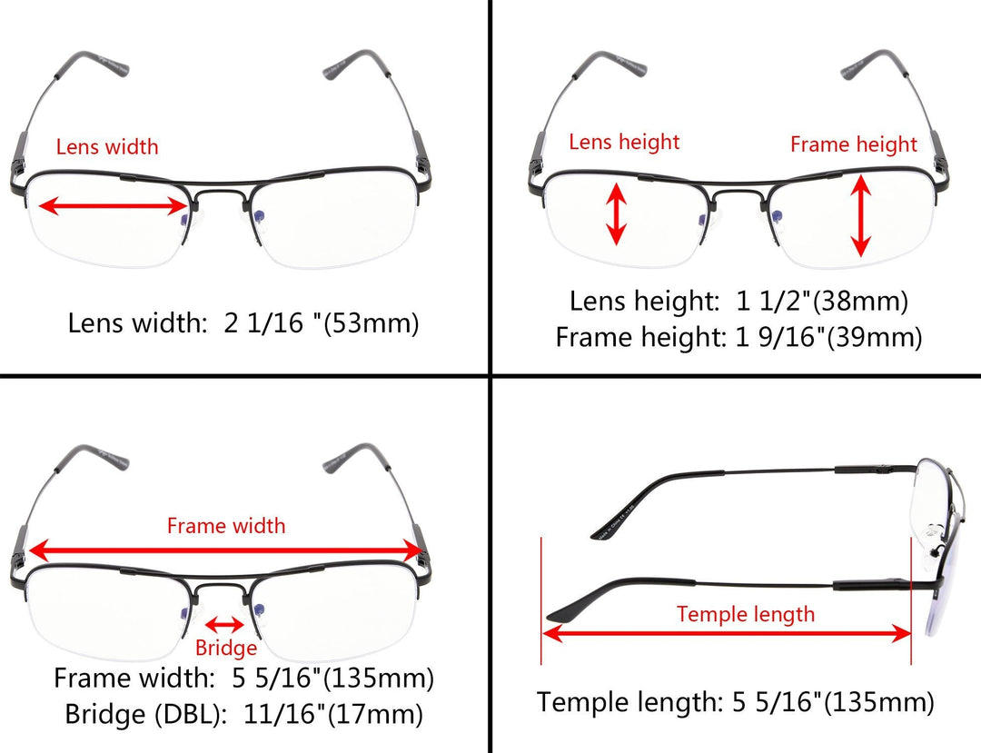 Progressives Multifocus Reading Glasses