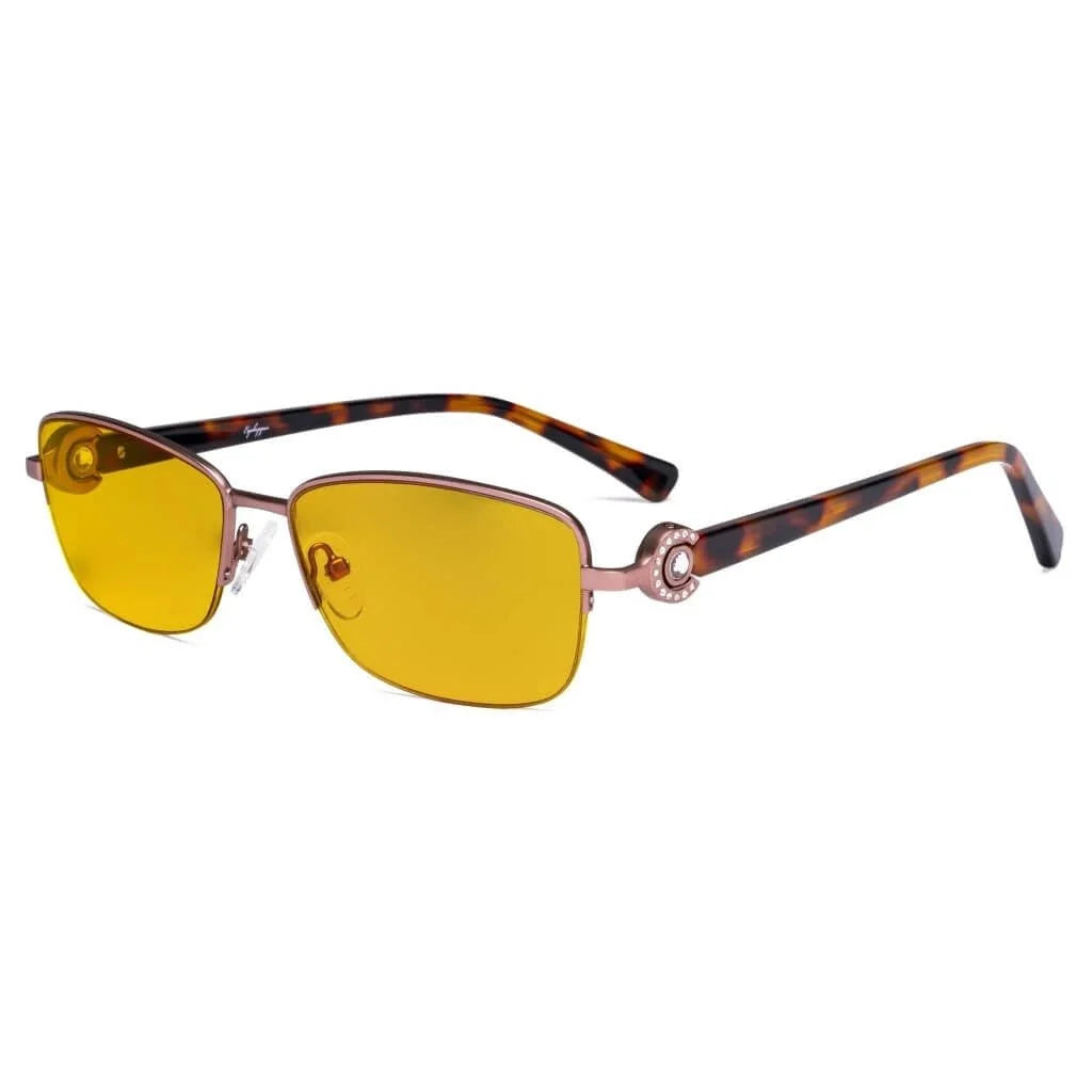 Half-rim Blue Light Blocking Eyeglasses LX19008-BB90