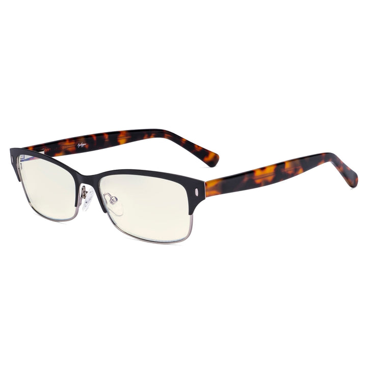 Half-rim Blue Light Filter Eyeglasses LX19003-BB40